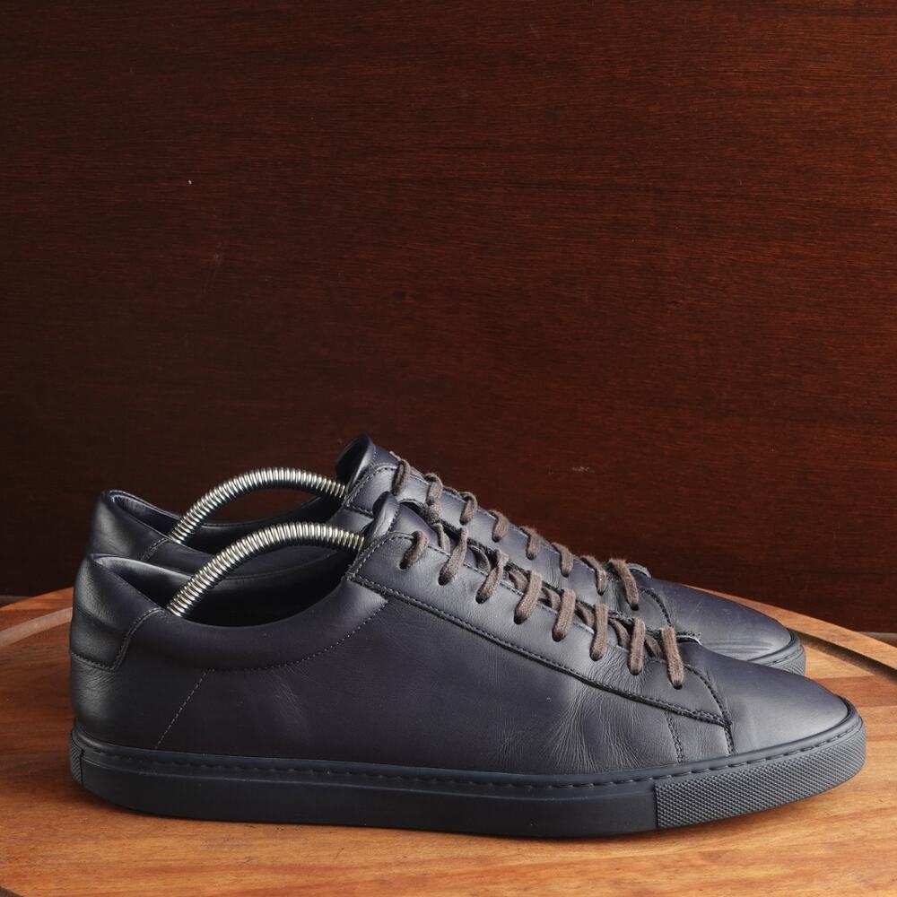 Oliver Cabell Sneakers Mens SZ EU 44 US 11 Blue Low 1 Leather Modern Casual Shoe